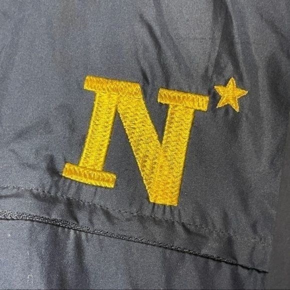 Vintage Nike Windbreaker Mens XL Navy Quarter Zip - Picture 3 of 7